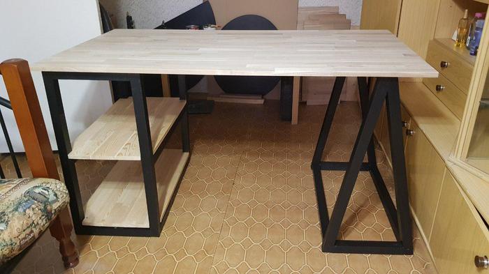 Покрытие мебельного щита из ясеня