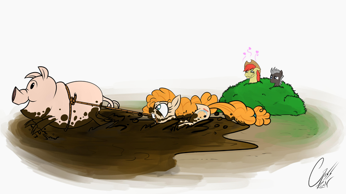      My Little Pony, Pear Butter, Bright Mac, Burnt Oak