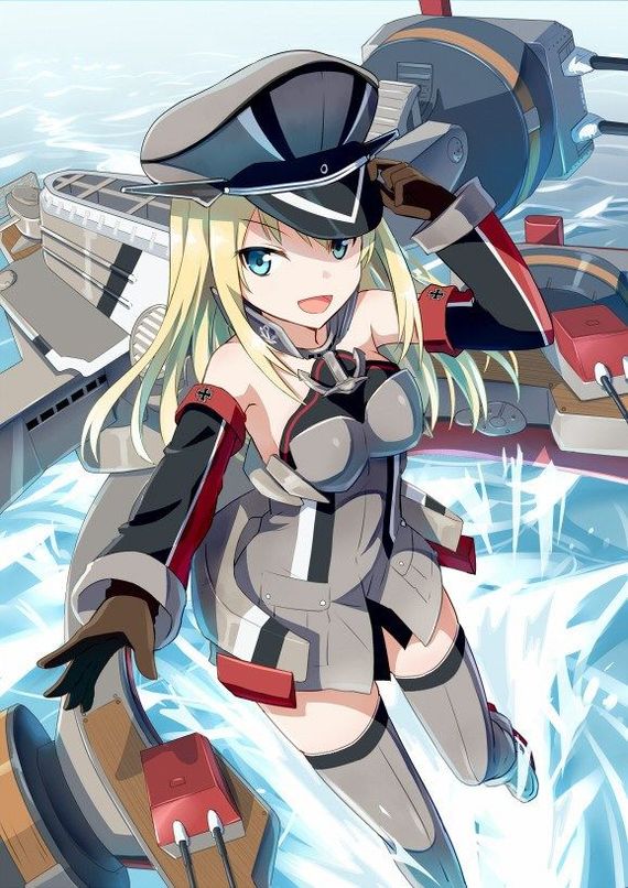 Bismarck - Kantai Collection, Аниме, Anime Art, Bismarck