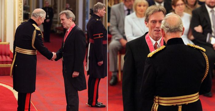 Hugh Laurie became Commander of the British Empire - Hugh Laurie, Commander, Great Britain, Rewarding