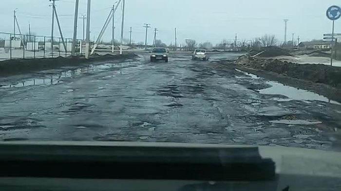 Oh dear.... - Saratov region, Russian roads, No rating