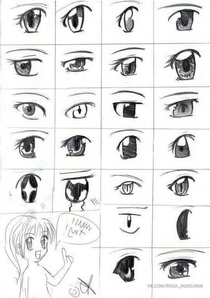anime eyes - Anime, Painting, Eyes, Images, Self-instruction book