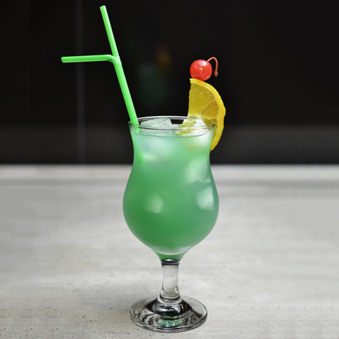 Tropical cocktail Blue Hawaii - My, Cocktail, Alcohol, Bar, Recipe, , , Longpost
