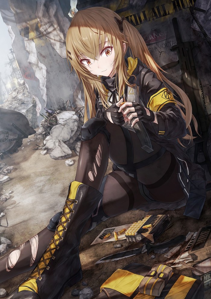 Anime Art - Anime, Anime art, Girls frontline, Ump9