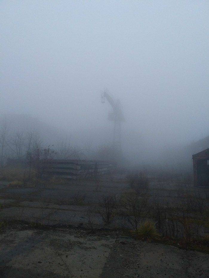 Fog in Lermontov - My, Fog, Abandoned, 