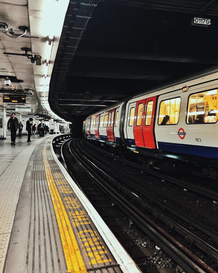 London underground - My, London, Metro, A train, Underground