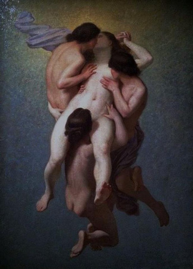 Francois Octave Tassaert Cursed Woman 1859 - NSFW, Painting, Sinners, Nudity, Body, Aunt, Girls