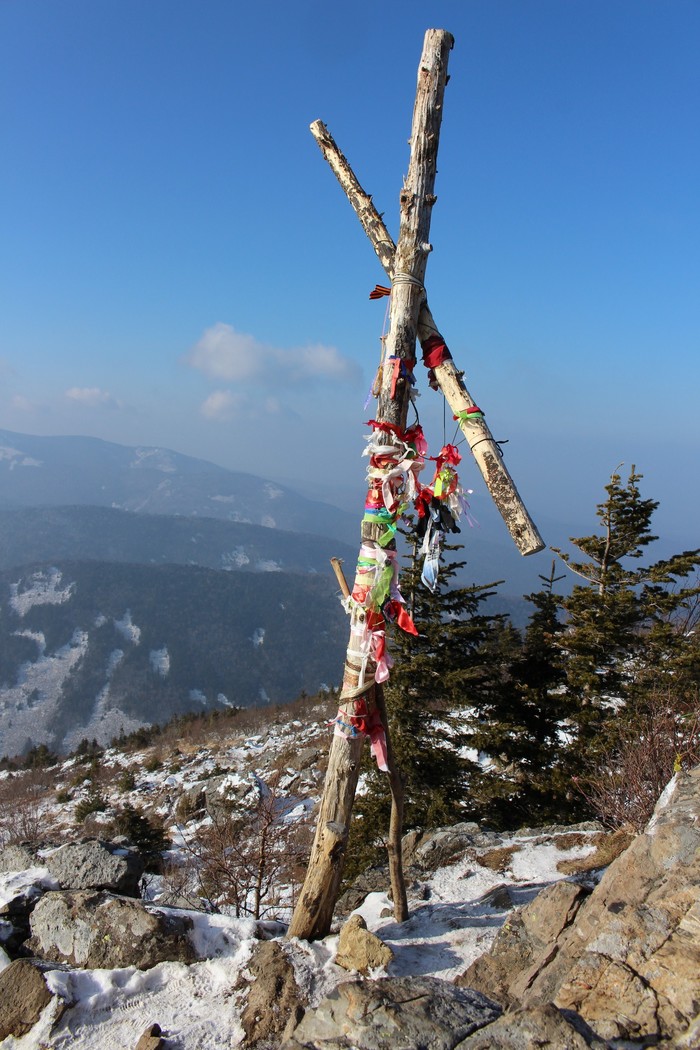 Mount Falaza, Primorsky Krai - My, Winter, Falasa, Climbing, Longpost, Mount Falaza