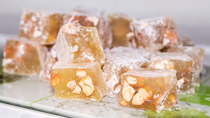 Oriental sweets - Turkish delight at home - My, Oriental sweets, Delight, Dessert, Recipe, Video recipe, Cooking, Food, Irinacooking, Video, Longpost