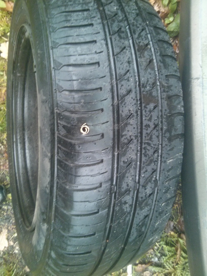 Broke a wheel. - My, , Penetration, Auto, Longpost, Tire service