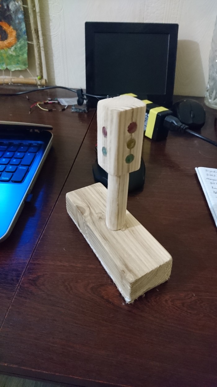 Игрушка-светофор своими руками Своими руками, Рукожоп, Avr, Игрушки, Видео, Длиннопост