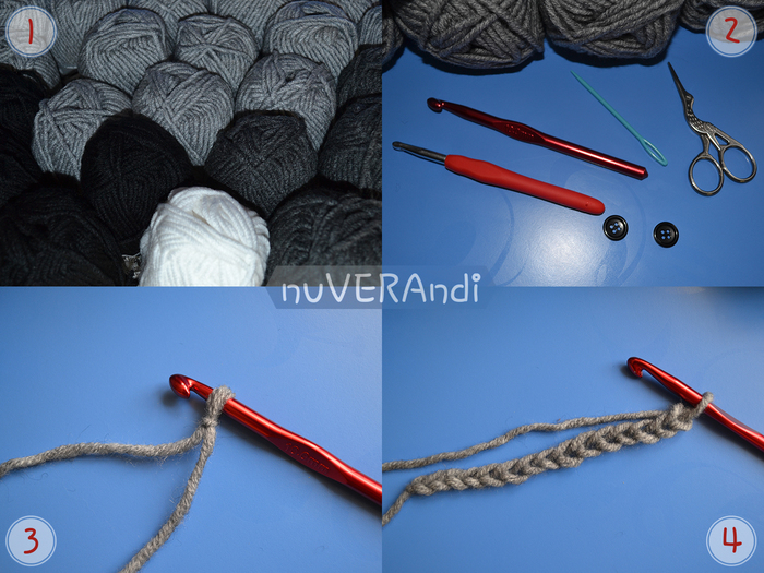 Plaid RACCOON [Master Class] - My, Master Class, Knitting, Needlework with process, Needlework, Plaid, Longpost, Crochet, Raccoon