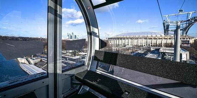 The cable car everyone has been waiting for! Ride for free until December 24th! - news, Moscow, Cable car, Freebie, The photo, Luzhniki