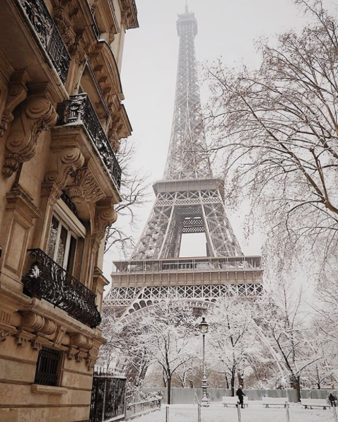 Париж Зимой Фото
