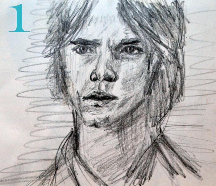 My attempts to draw Sam Winchester - My, Supernatural, Sam Winchester, Serials, Drawing, Concept, Longpost