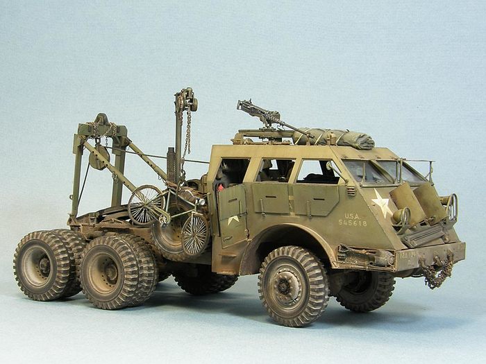 Iron Dragon or M26 Dragon Wagon - My, Modeling, Stand modeling, Tractor, Scale model, Longpost