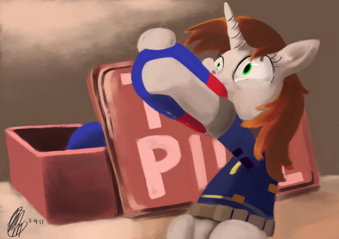  My Little Pony, Fallout: Equestria, Littlepip, Semi-grimdark