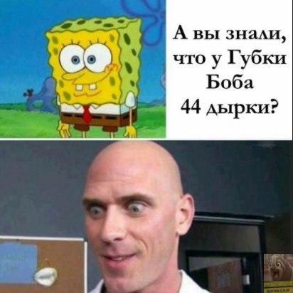 44 holes - Johnny Sins, SpongeBob