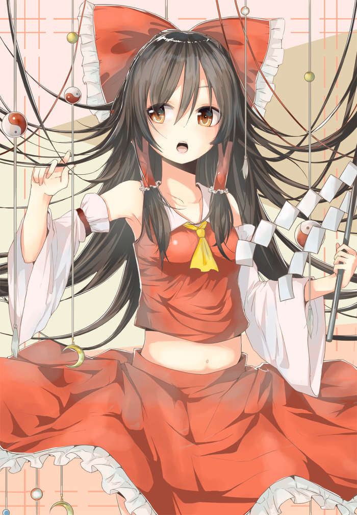 Artik by La-na - Anime art, Anime, Touhou, Hakurei Reimu, 