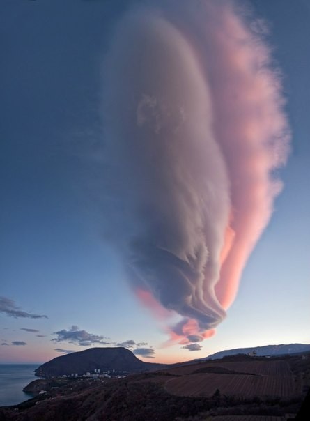 Oyster over the Crimea - Crimea, , Sky, , The photo, Clouds, Tag