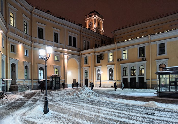 Winter at the Moscow railway station - Winter, The photo