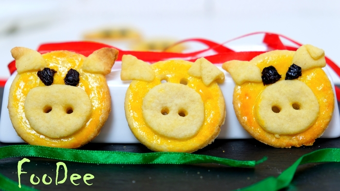 Homemade Cookies Cute Pigs - My, Cookies, Shortcrust pastry, Pig, Piglets, Food, Cooking, Recipe, Video