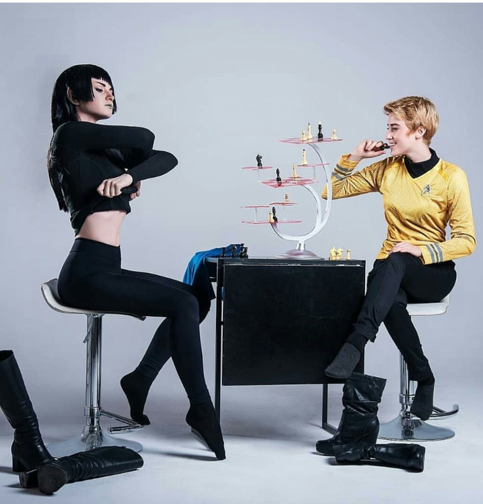 Let's play? - Games, Game of strip, Images, Chess, Star trek, Rule 63, Cosplay