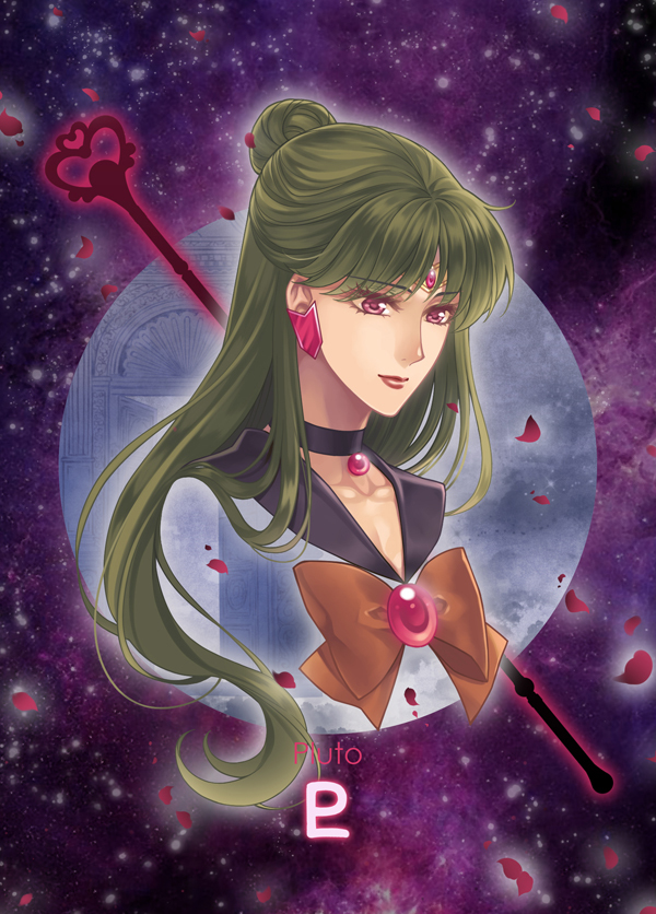 Outer Senshi - Аниме, Anime Art, Sailor Moon, Sailor uranus, Sailor neptune, Sailor Pluto, Sailor Saturn, Длиннопост