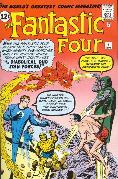 Comic Dive: Fantastic Four #1-10 - My, Superheroes, Marvel, Fantastic Four, Doctor Doom, Comics-Canon, Longpost