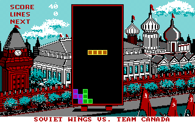 Тетрис - 1987, Тетрис, Игры для DOS, История игр, Ретро-Игры, Клюква, Длиннопост, Видео