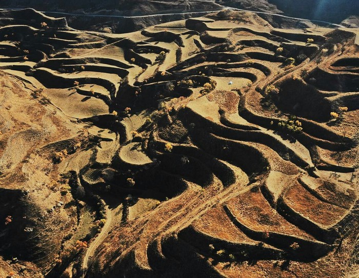 Man-made terraces of the village of Chokh, Republic of Dagestan - Сельское хозяйство, Work, The photo, Dagestan, Caucasus, Russia, Nature, beauty of nature