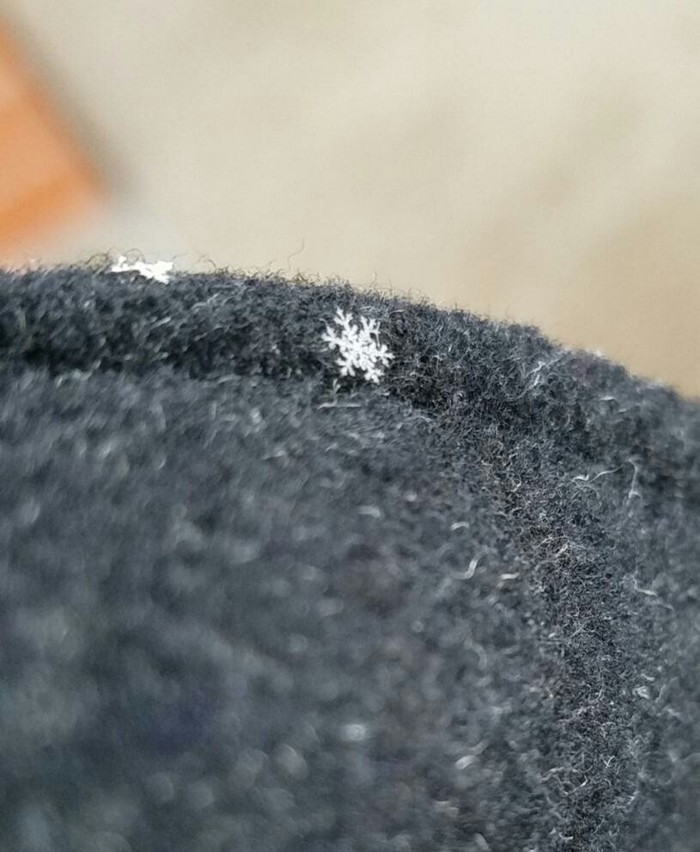 Perfect snowflake - Snow, Snowflake, The photo, Macro, Macro photography