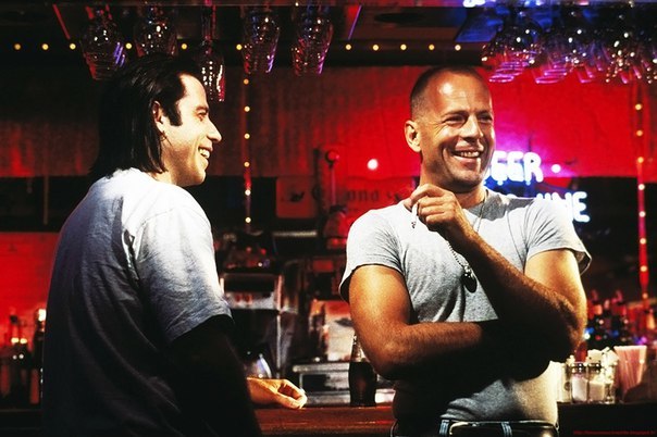 Photos from the filming and interesting facts for the film Pulp Fiction 1994 - Pulp Fiction, Movies, Quentin Tarantino, Celebrities, Interesting, The photo, Longpost, Photos from filming