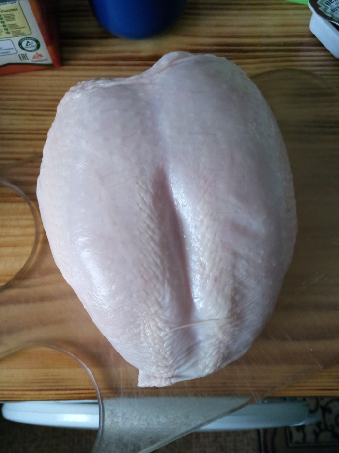 Chicken breast. - Hen, My, It seemed