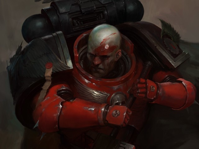 Gabriel Seth - Fury Guardian - My, Wh back, Wh Art, Warhammer 40k, Space Marine, Imperium of Humanity, Longpost, Art, Imperium