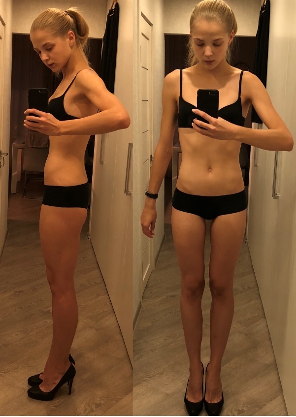 Experiment: what can be done with the body in three weeks - My, Slimming, Motivation, Longpost, The photo