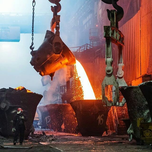 Hot photos of the smelter of the Copper Plant. Converter branch in Norilsk. Photo: @makhorov - The photo, beauty, Russia, Shop, Production, Norilsk, Factory, Longpost