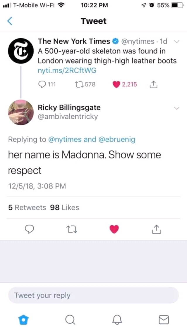 Show respect! - Imgur, Madonna, Twitter, Screenshot