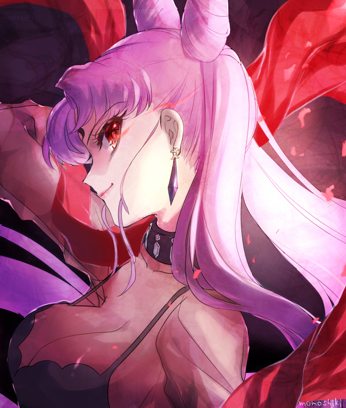 black lady - Anime, Anime art, Sailor Moon, black lady, Tsukino Chibiusa, Longpost