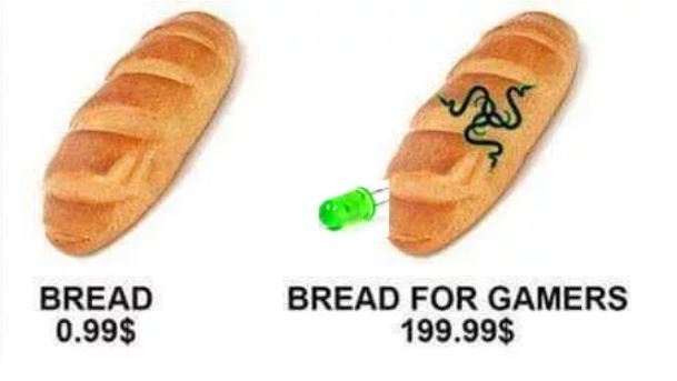 Gamer bread. - Bread, Razor, Gamers, 9GAG