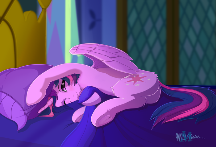   My Little Pony, Twilight Sparkle, MLP Edge, Wildviolet-m