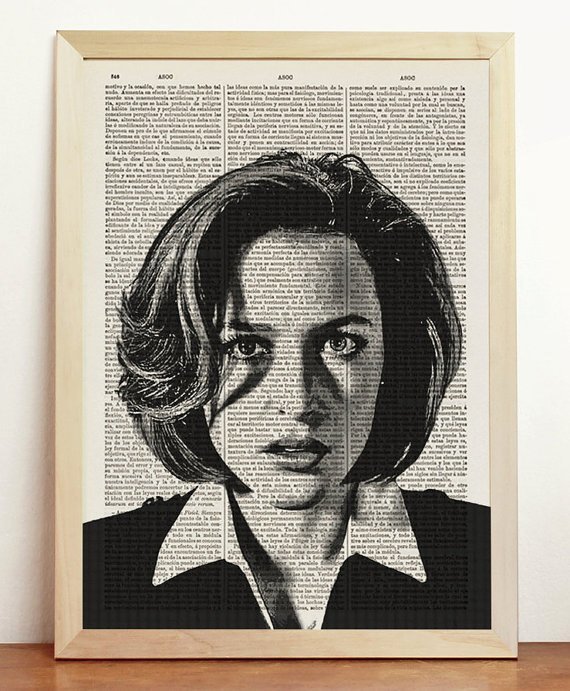 The X Files - Secret materials, Poster, , Dana Scully, Fox Mulder, , Interior, Longpost
