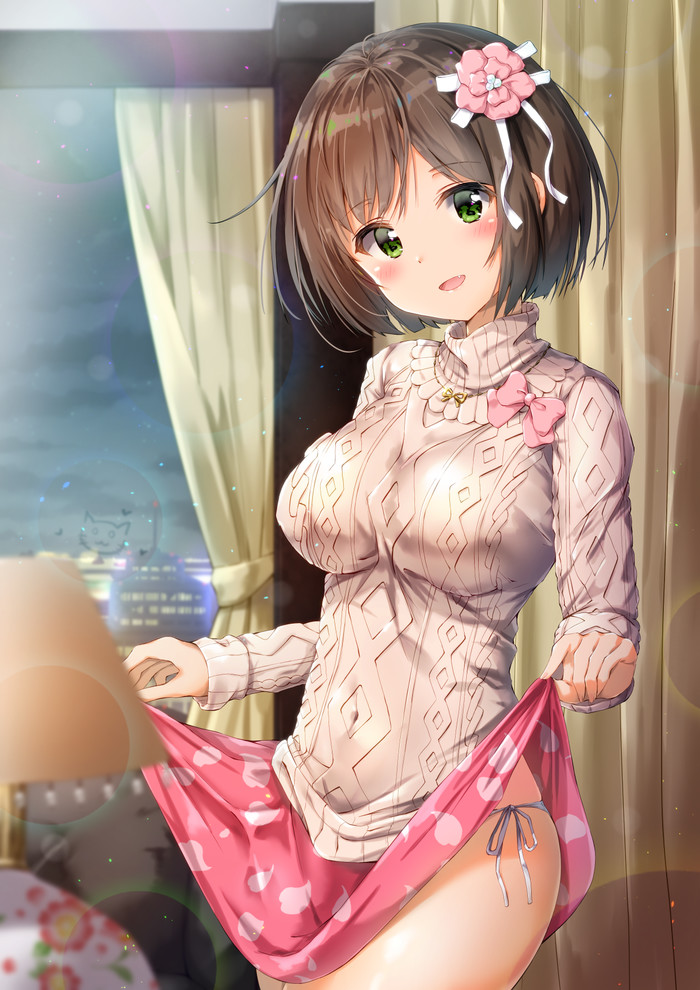 Miku Maekawa - Anime Art, Idolmaster Cinderella Girls, Miku Maekawa, Милота