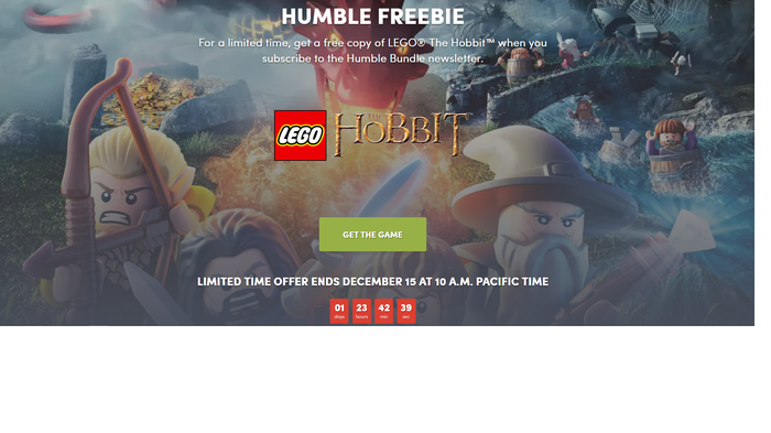 Lego The Hobbit  Humble Bundle. , Steam, Humble Bundle, 