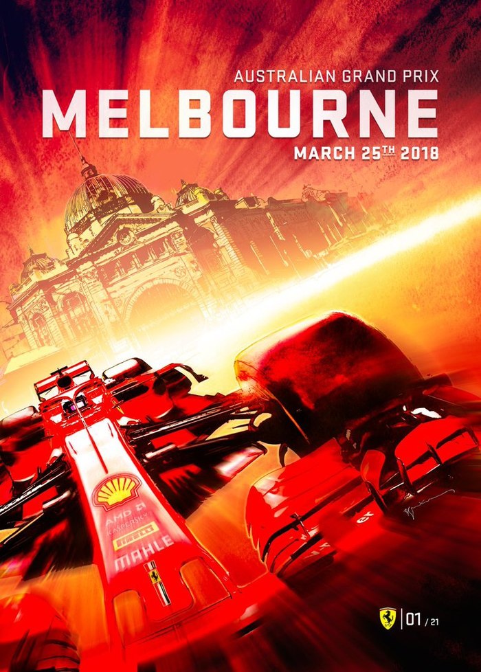 All posters of Scuderia Ferrari in 2018 - Formula 1, Scuderia Ferrari, Poster, Longpost