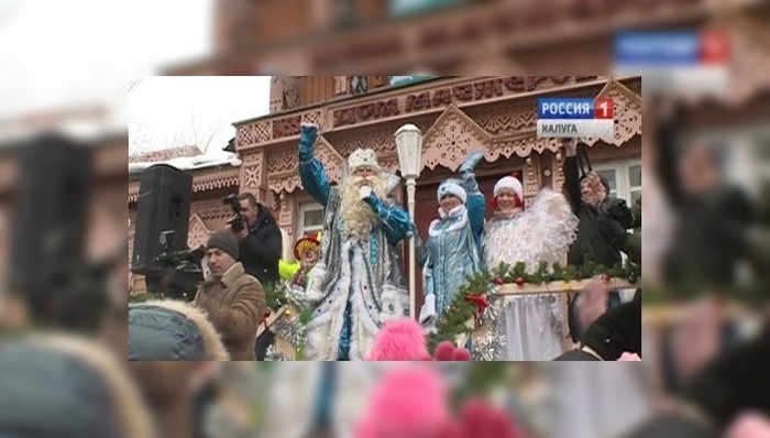 Russia 1 gave out as Santa Claus dressed up in a children's costume of an actor - Channel Russia 1, Father Frost, Deception, Lies by the media, Russia, , Sarcasm, Media and press