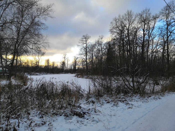 Views of the Moscow region - My, Landscape, Winter