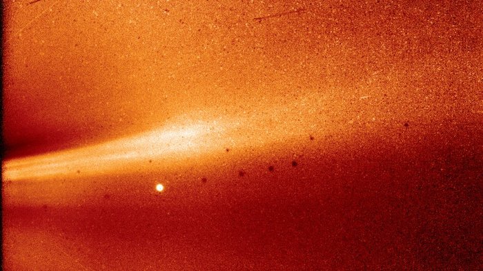 Solar probe Parker sent a picture of the stellar corona - Space, The sun, Parker