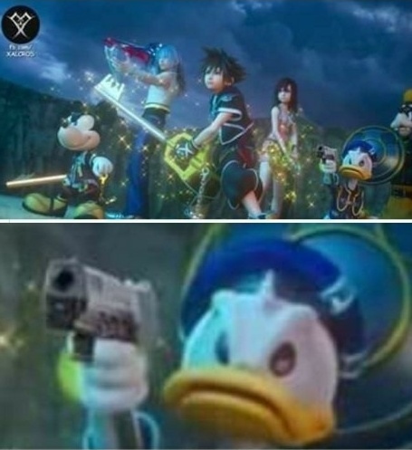 Donald Duck knows a lot about the right weapon. - Donald Duck, Walt Disney, Kingdom Hearts, , Games