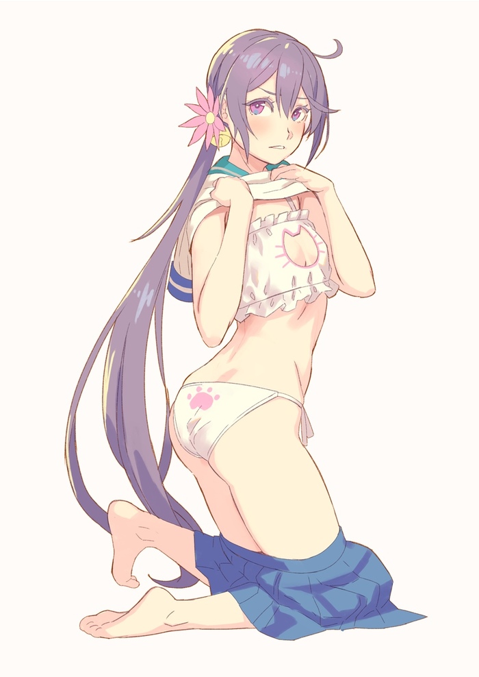 Akebono - NSFW, Kantai Collection, Akebono, Этти, Трусы, Anime Art, Аниме, Арт, Нижнее белье